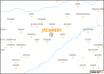 map of Inchʼimeny