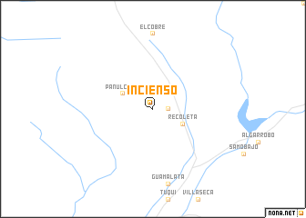 map of Incienso