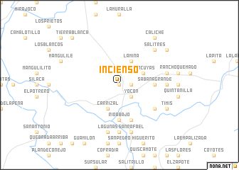 map of Incienso