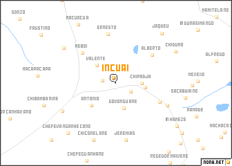 map of Incuai