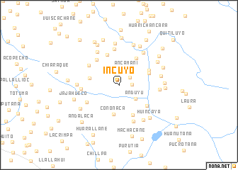 map of Incuyo