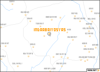 map of Inda Āba Īyosyas