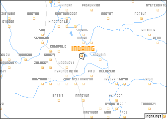 map of Indaing