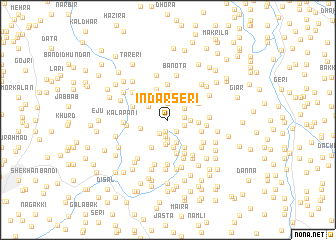 map of Indar Seri