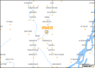 map of Indein