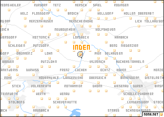 map of Inden