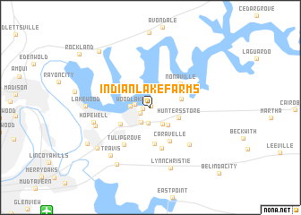 map of Indian Lake Farms