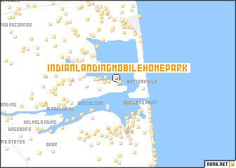 map of Indian Landing Mobile Home Park