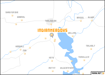 map of Indian Meadows