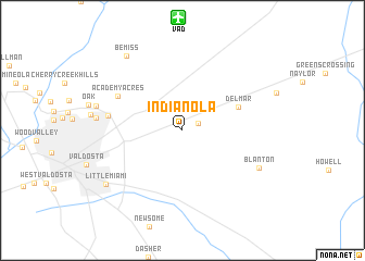 map of Indianola