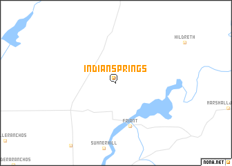 map of Indian Springs