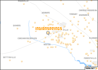 map of Indian Springs