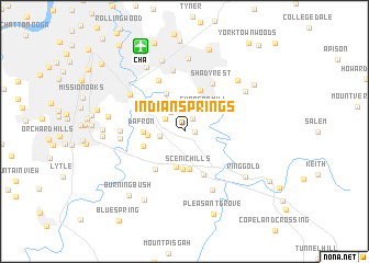 map of Indian Springs