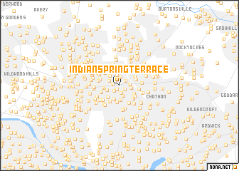 map of Indian Spring Terrace