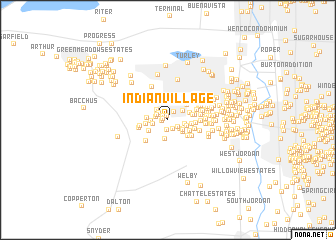 map of Indian Village