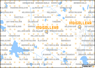 map of Indigollewa