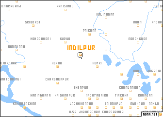 map of Indilpur