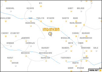 map of Indirkʼan