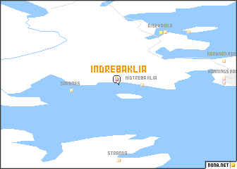 map of Indre Baklia