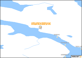 map of Indre Kårvik