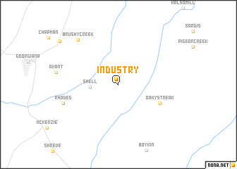 map of Industry