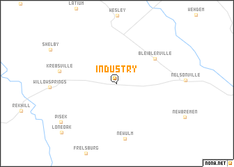 map of Industry