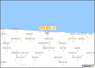 map of İnebolu