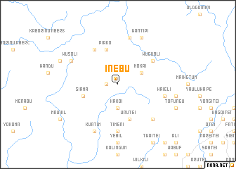 map of Inebu