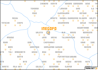 map of Ine Gofo