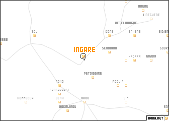 map of Ingaré