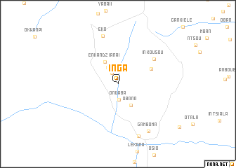 map of Inga