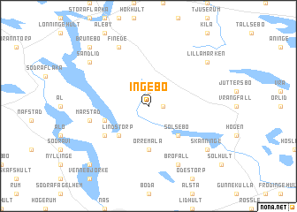 map of Ingebo