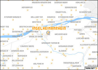 map of Ingelheim am Rhein