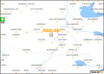 map of Ingelsby