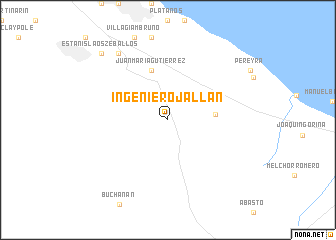 map of Ingeniero J. Allan