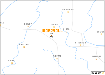 map of Ingersoll