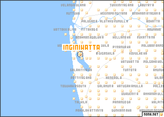 map of Inginiwatta