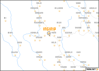 map of Ingirip
