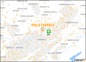 map of Ingle Terrace