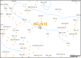 map of Ingliste