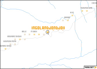 map of Ingolandjondjo II