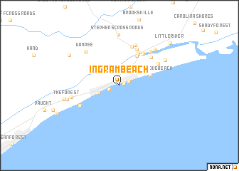 map of Ingram Beach