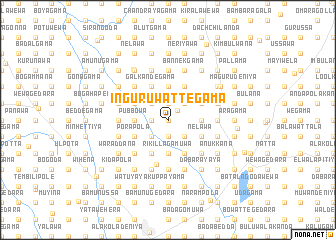 map of Inguruwattegama