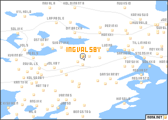map of Ingvalsby