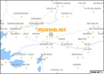 map of Ingvesholmen