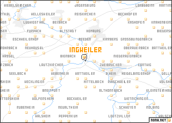 map of Ingweiler