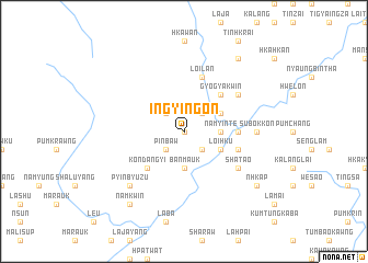 map of Ingyingôn
