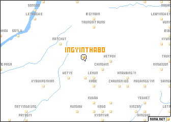 map of Ingyinthabo