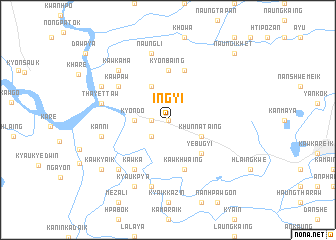 map of Ingyi