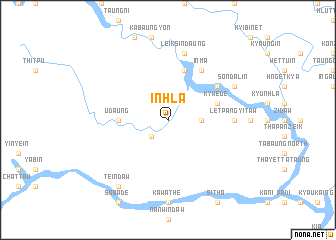 map of Inhla